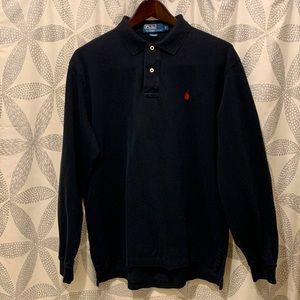 ❤️✨POLO RALPH LAUREN - Men's Black Long Sleeve POLO - Like New Size: LARGE ✨❤️